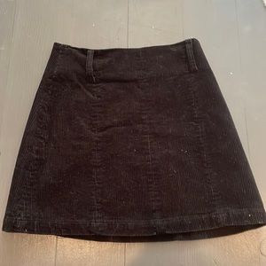 Black Zara skirt with matching belt